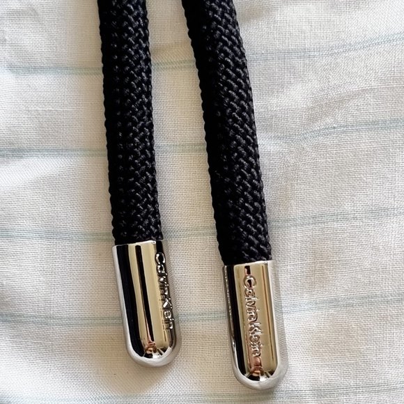Calvin Klein Roped Recycled Crossbody Bag in Black & Silver BNWT - Picture 16 of 16